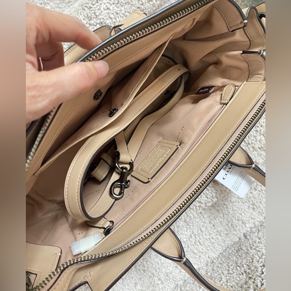 Coach | Bags | Nwt Coach 87295 Beechwood Satchel Pebble Leather Swagger ...